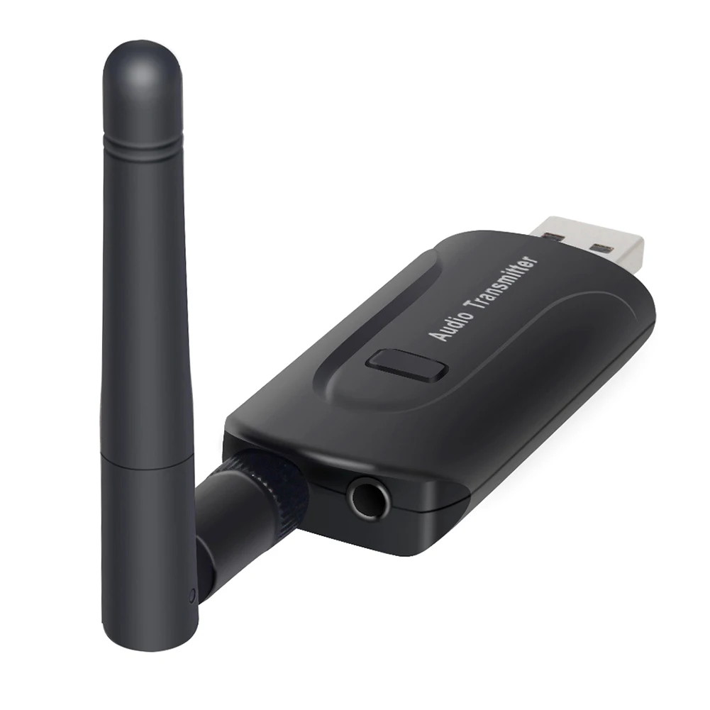 Передатчик Bluetooth 4 1 B5 3 5 мм USB беспроводной аудио стерео адаптер A2DP внешняя антенна