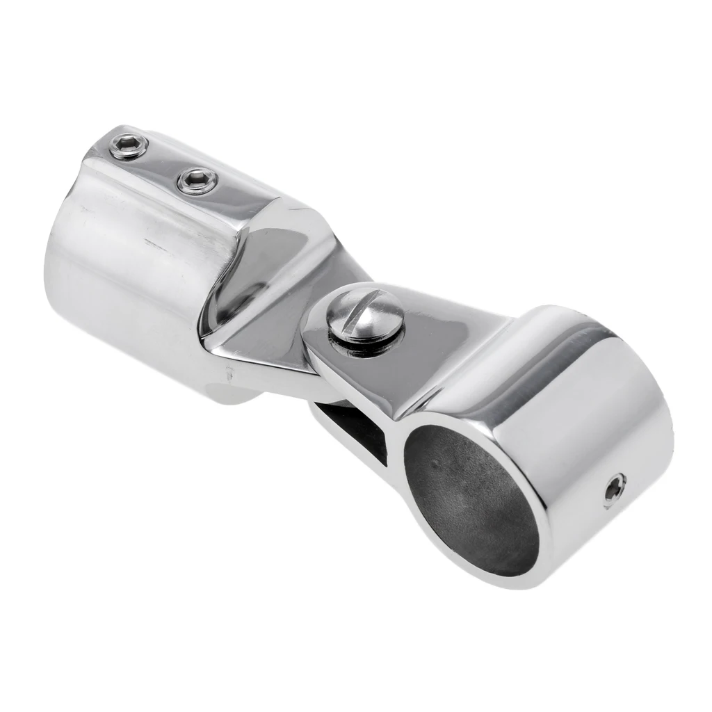 Marine Boat Awning Hand Rail Fitting 1 Inch (25mm) Elbow, 316 Stainless Steel Deck Hardware