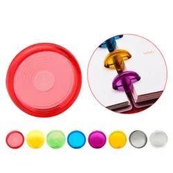 Yiwi 80PCS/Lot Mushroom Outside diameter 18mm 24mm 28mmHole Disc-binding Loose Book Binding Ring Disc Arc Binding Notebook