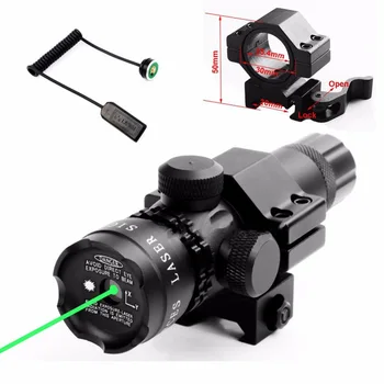 

Universal Green Laser Dot Aim Tactical Sight Scope With Mount For Airsoft Hunting Shooting Lazer for Pistol Rail and Rifle