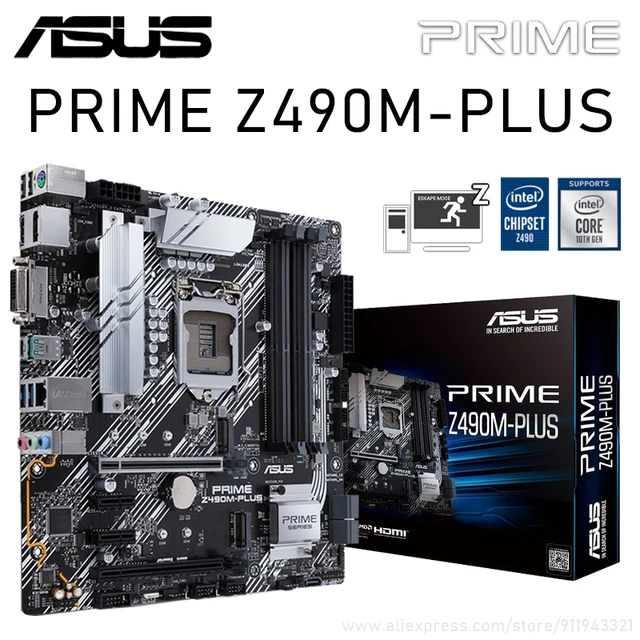 Bali LGA 1200 PRIcler Z490M-PLUS Z490 Carte mère PC Intel 10TH Isabel PCI-E  3.0 DDR4 128 Go 4400 OC Carte mère Placa-mãe 1200 Nouveau - AliExpress