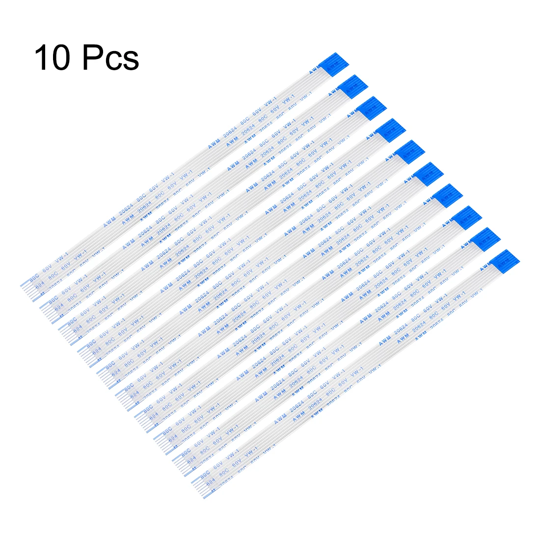 Uxcell 10 шт. Гибкий плоский кабель 150 мм 1 мм шаг FPC FFC гибкий ленточный кабель для ЖК-телевизора автомобиля аудио dvd-плеер(тип B