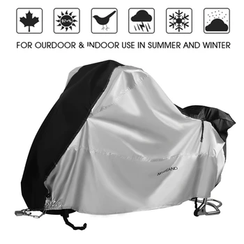 

Motorcycle Cover UV Protective Raincoat Universal Outdoor Waterproof Dustproof Design Motorbike Coat 210D Oxford For All Scooter