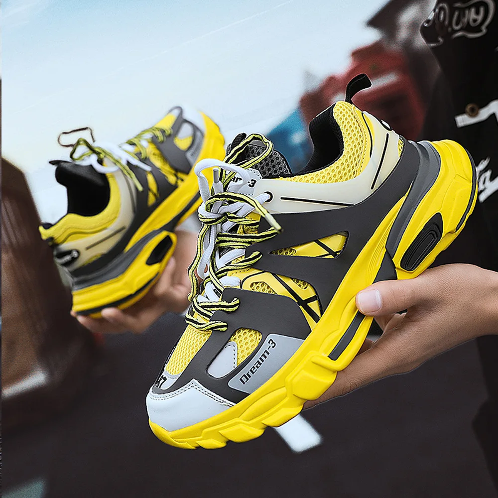 

INS Super Fire Dad Shoe Three Generations Korean-style Trend Men Sports Footwear Versatile Trendy Shoes Spring MEN'S SHOES