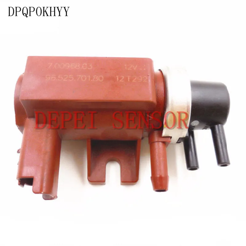 

DPQPOKHYY Turbo Pressure Solenoid Valve For Citroen C3 C4 C5 Peugeot 206 307 407 1.6 HDi OEM 96.525.701.80 9652570180