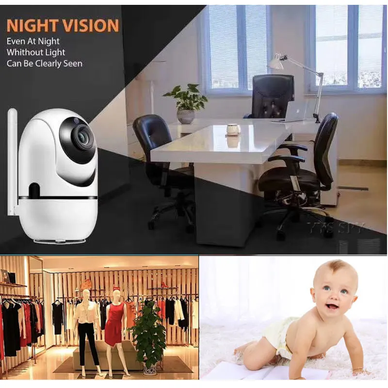 Мини камера FHD 1080 P Wifi AI H.265 PTZ CCTV IP Micro Cam IR Cut ночное видение обнаружение движения