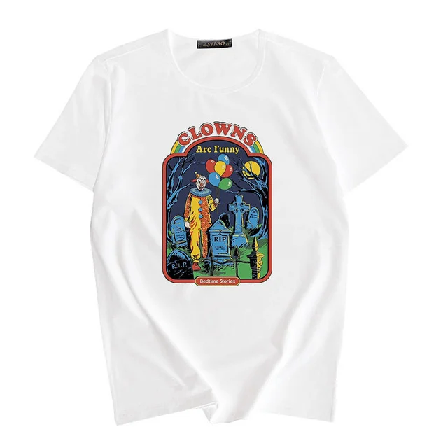 Футболка Dont Talk To Strangers, Забавные топы 80s Tumblr, футболки с круглым вырезом и коротким рукавом, белая женская футболка - Color: WTQ2605-WHITE