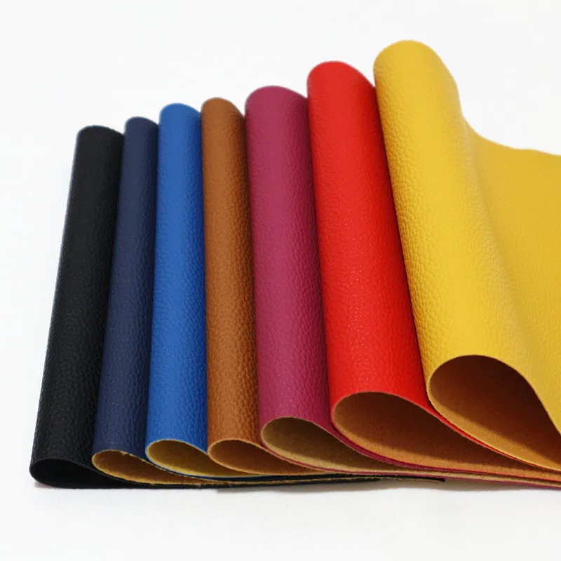 A4 Size 1.0MM Litchi PU Leather Faux Lichee PU Leather Sheet Fabric DIY Crafts 21CM*29CM