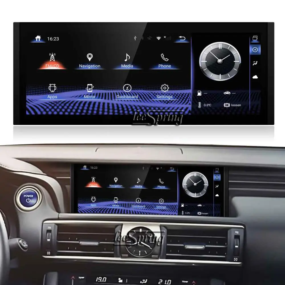 10,25 дюймов повышен автомобиля Экран мультимедийный плеер для LEXUS IS(2013- оригинального автомобиля 7 дюймов Экран& ручка