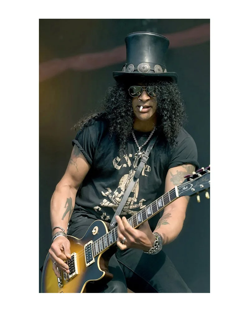 Gibson Les Paul Slash Art Poster Print Canvas Wall Picture Painting 12 24 36 47 Pollici