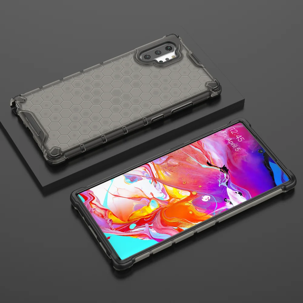 Для samsung Galaxy S10 S10 плюс Note10 10 плюс A70 A50 50S A40 A30 20S A10S M20 M30S Чехол подушки безопасности противоударный Вафельная Ткань прозрачный чехол