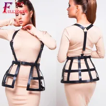 Fullyoung сексуальный кожаный бондаж удерживающий ошейник рука гей пара игра игрушки ремни тела раба Сережка жгут