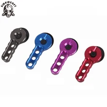 Enhanced Safety Aluminium Red CNC Machined Selector Lever Switch Set For M4 Series Airsoft AEG Paintball Hunting Accessories