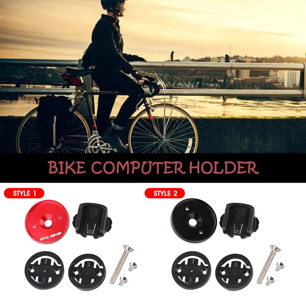 

MTB Road Bike Computer Holder Stem Top Cap Cycling Stopwatch GPS Speedometer Mount Bracket For GARMIN for Bryton CATEYE