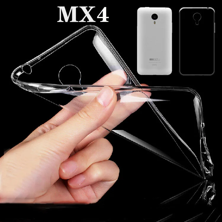 GREAT PRICE Thin Slim Soft Gel TPU Cover For Meizu MX4 Case Back Skin Protection Cases Transparent |