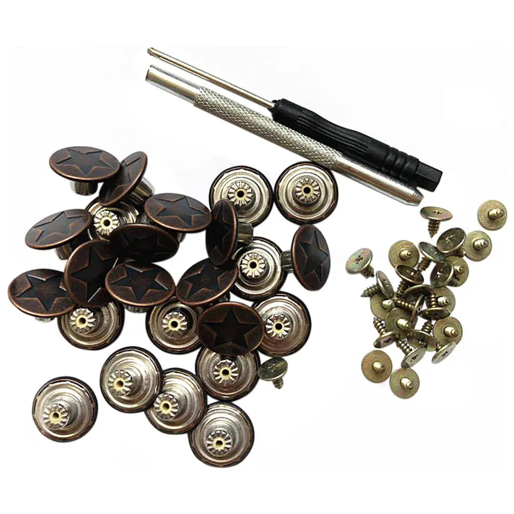 25 Set Jeans Buttons Clothing Jackets Denims Trousers 17mm Crafts Replacement Adjustable DIY for Sewing Repair Tool | Дом и сад