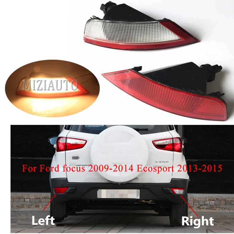 Для Ford focus 2009 2014 Ecosport 2013 2015 стоп сигналы Автомобильный задний бампер