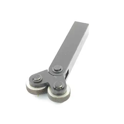 

Dual 28mm Diameter Wheels 1.2mm Pitch Linear Knurl Knurling Tool