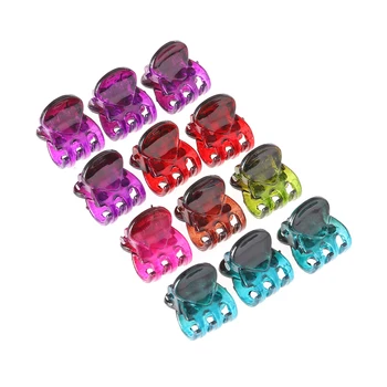 

6 Claws Hairpin Headwear 12Pcs/Bag Hair Clips Clamp For Women Ladies Clip Barrettes Fahion Hair Styling Tools For Women Ladies
