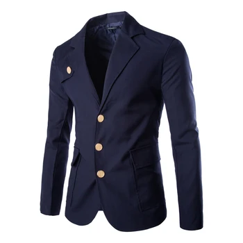 

Autumn New Arrival Light Weight Jacket Men's Slim Fit Solid Long Sleeve Suits Blazer Jacket Outwear Big and Tall Men Clothes XXL