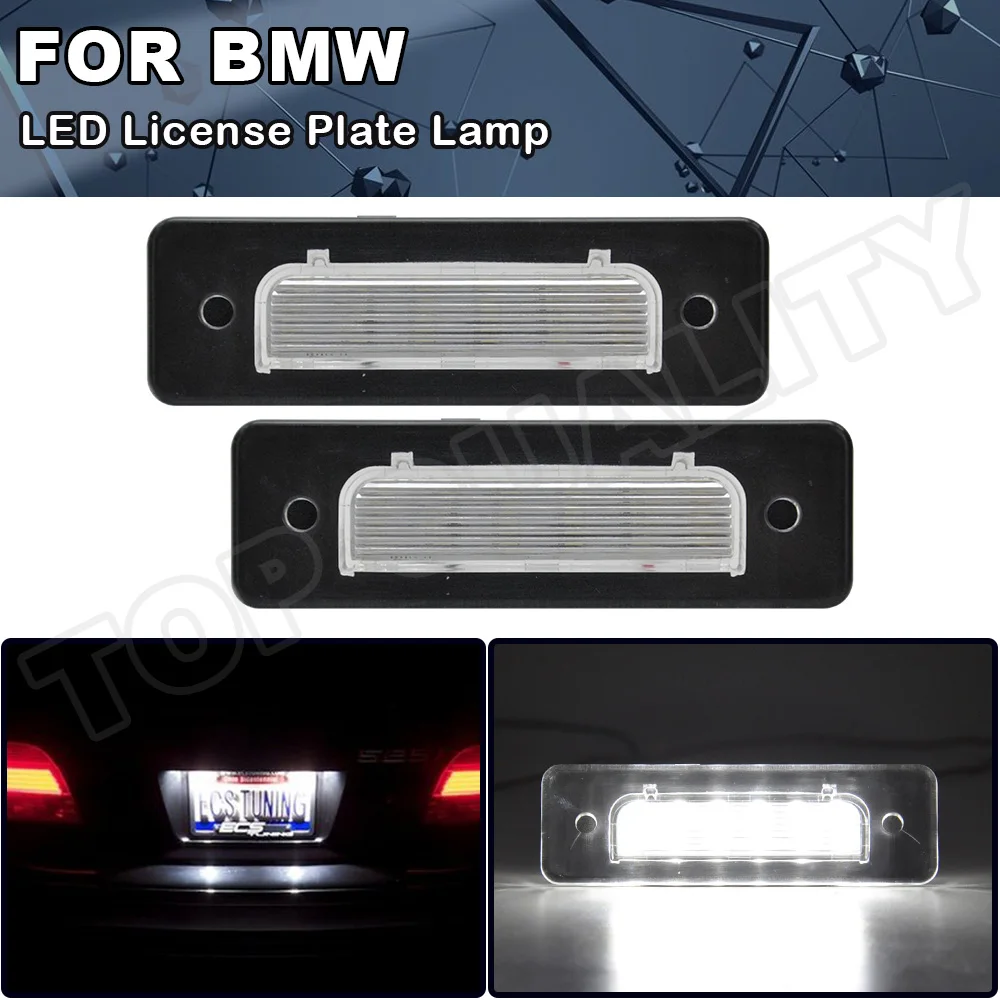 2X 12 В светодиодные лампы для номерного знака без ошибок BMW 3 серии E30 5 E12 E28 6 E24 7 E23 M1 |