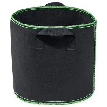 

Hot XD-5-Pack Mini Garden Flowers Plant Grow Bags for Potato,Carrot,Tomato,Plant Container Thickened Non Woven Plant Fabric Pots