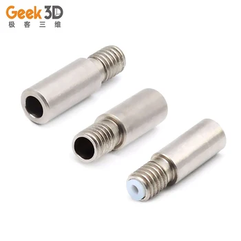 

3D Printer Parts Chimera Extruder Throat Heat break V6 Dual Head Upgrade Hot End J-head throat for 1.75/3.0mm filament Reprap