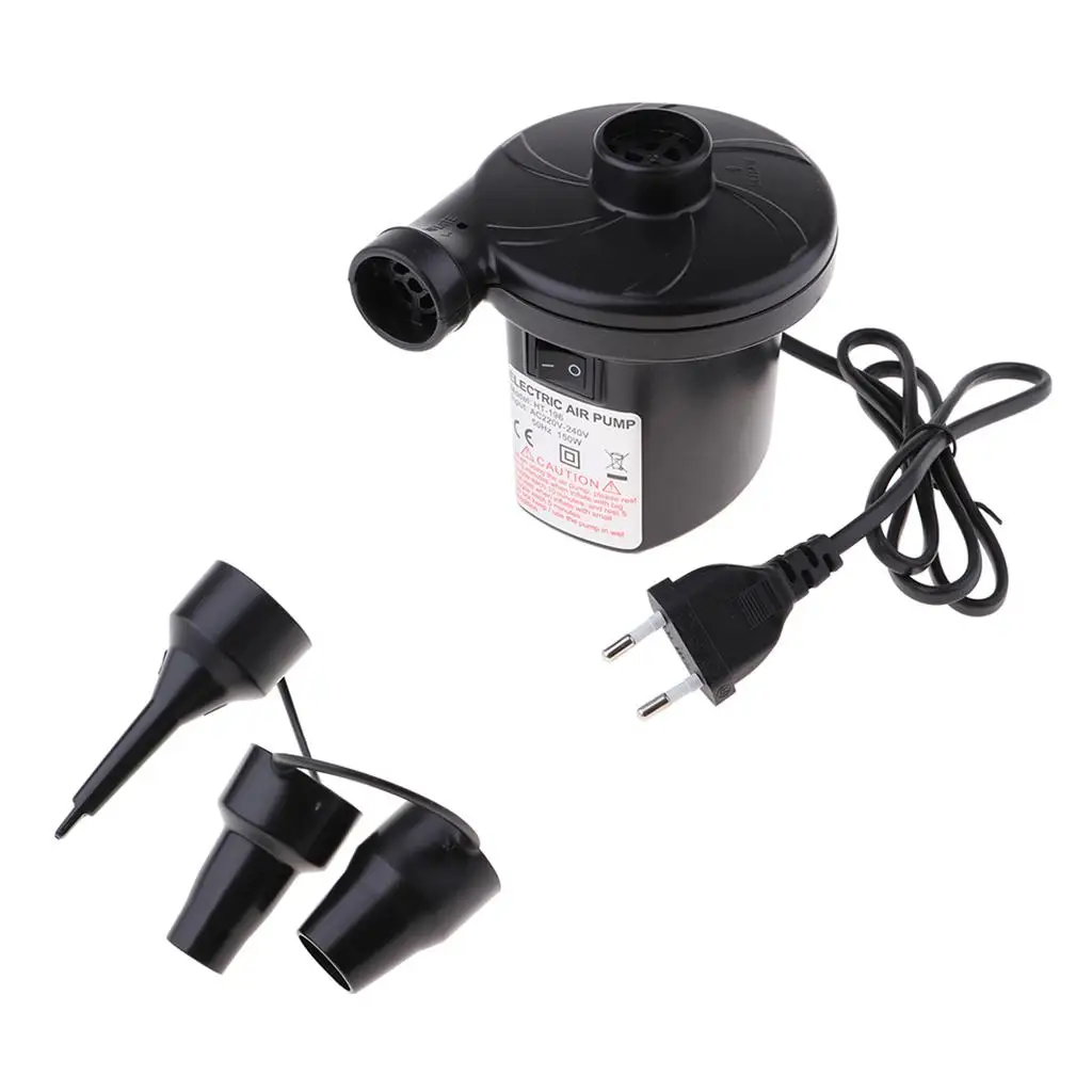 220V Air Pump Air Mattress Pump Boat Pool Raft Canoe Inflator Pump