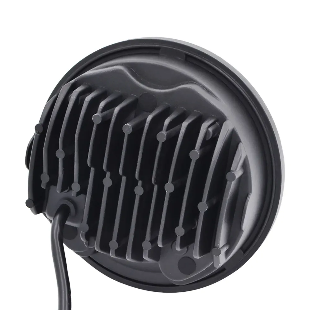 5-3/4 дюймов Светодиодные мотоциклетные фары 40 Вт RGB Phare Farol Moto для Harley Sportster Iron 883 1200 Dyna Street Bob противотуманные фары