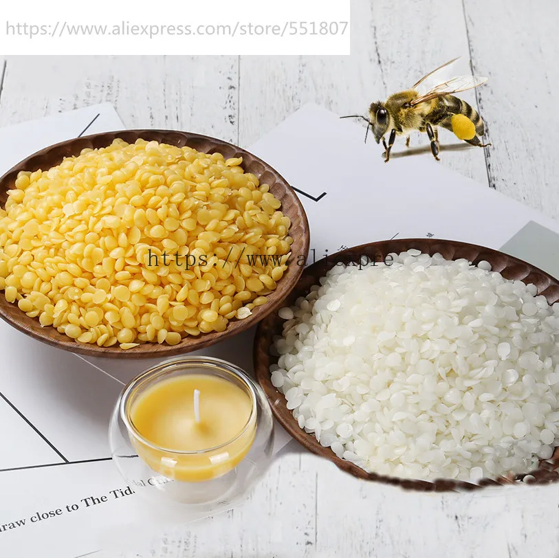 Pure Natural Beeswax Wax Candles Making Supplies 100% No Added Soy Wax Lipstick DIY Material Candle