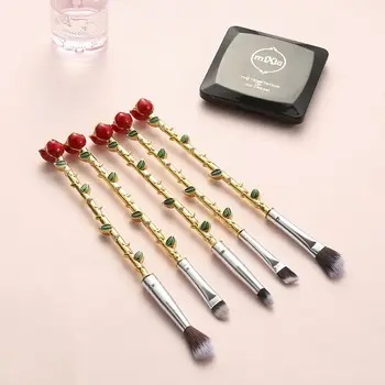 

Rose Flower Makeup Brushes Cosmetics Eyebrow Powder Foundation Lip Make Up Brush