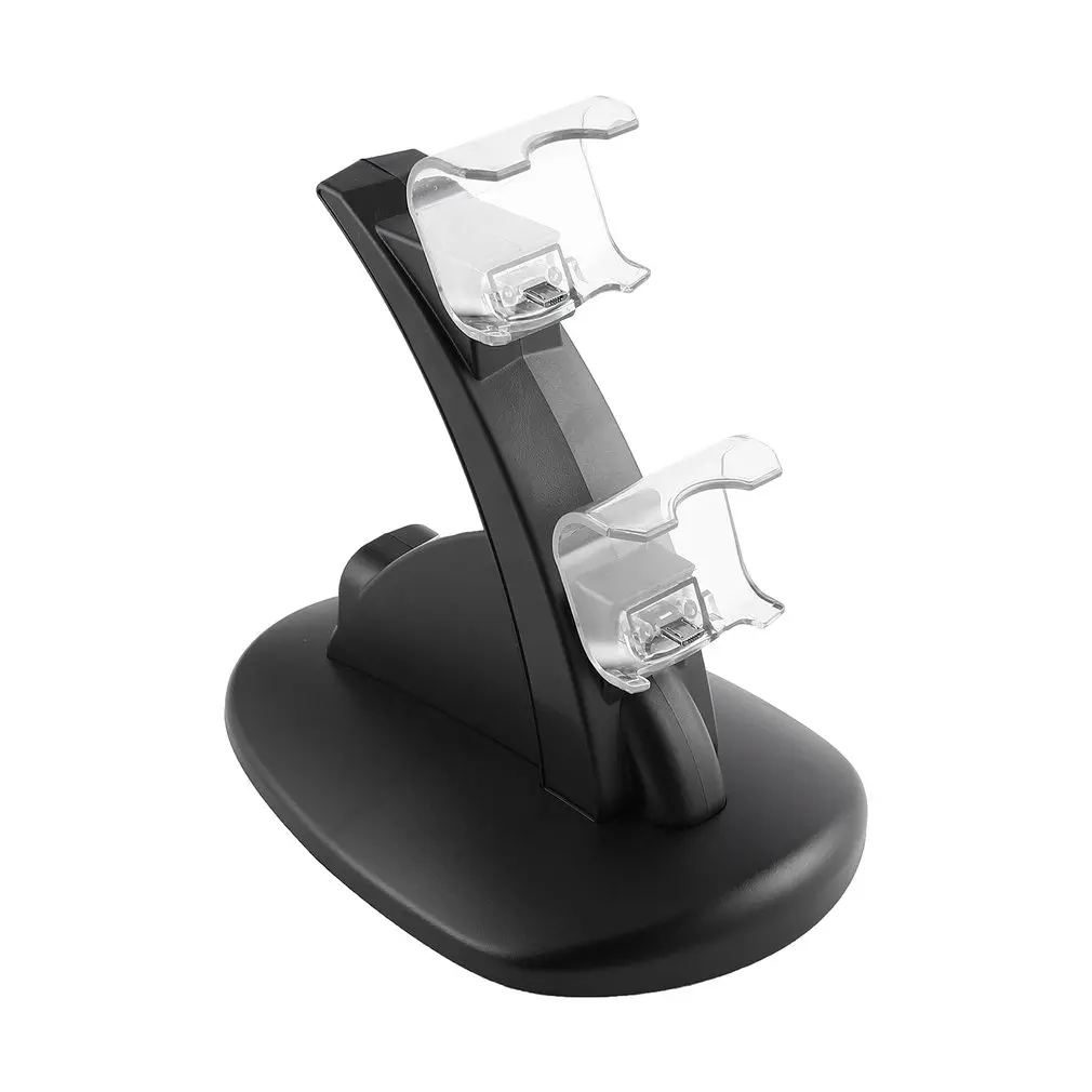 Двойной usb-геймпад контроллер Зарядное устройство Док-станция игровой контроллер блок питания Подставка под смартфон база для sony PS4 серии