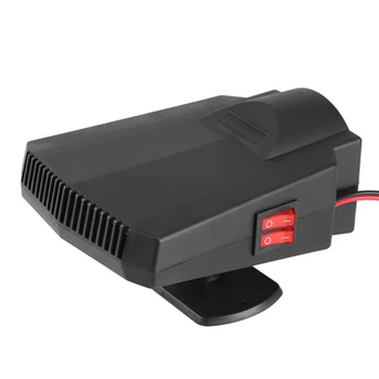 

Portable 12V 250W Car Windshield Window Defroster 360 degrees rotate Ceramic Heater Cooler Fan Cigarette lighter plug