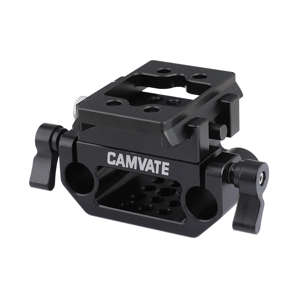 

CAMVATE Manfrotto быстрая съемка Адаптер для крепления на руке для & скользящее крепление пластины с 15 мм Двойным Зажимом Для DSLR Камера Поддержка Системы