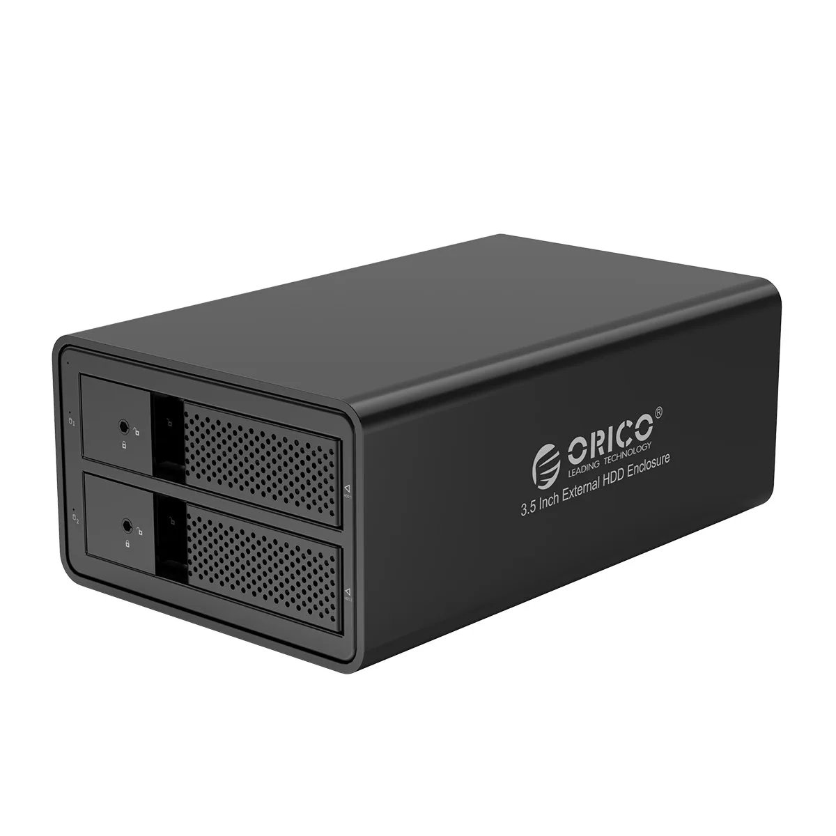 ORICO HDD чехол алюминиевый 2 отсека 3,5 ''USB3.0 HDD док-станция Поддержка 32 ТБ UASP с 36 Вт внутренний адаптер питания SATA для USB 3,0