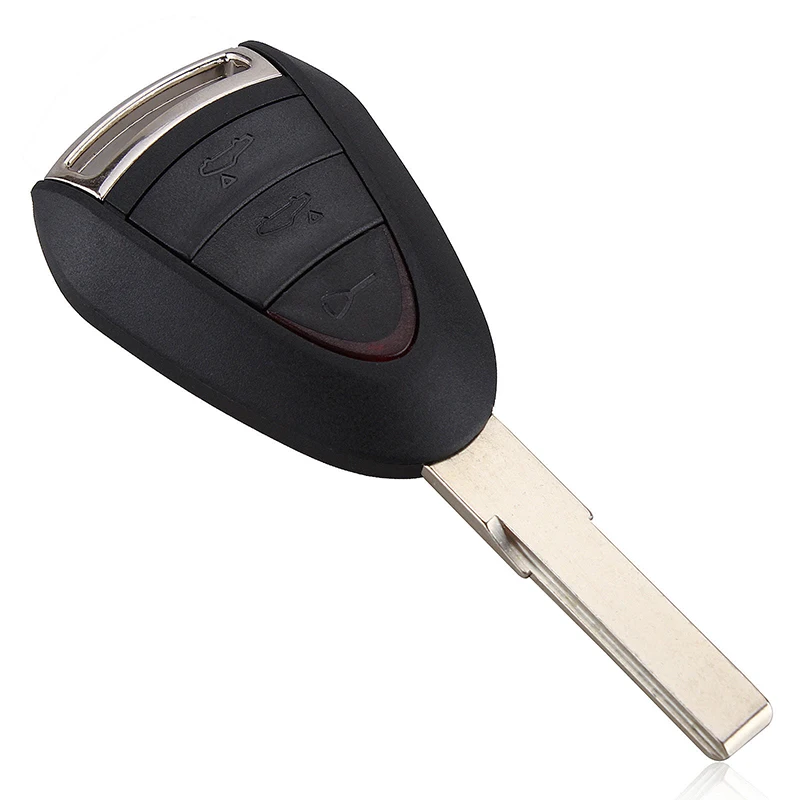 

1pc Car 3 Buttons Remote Key Case Replacement For Porsche 911 997 Boxster 987 Cayman Car Accessories