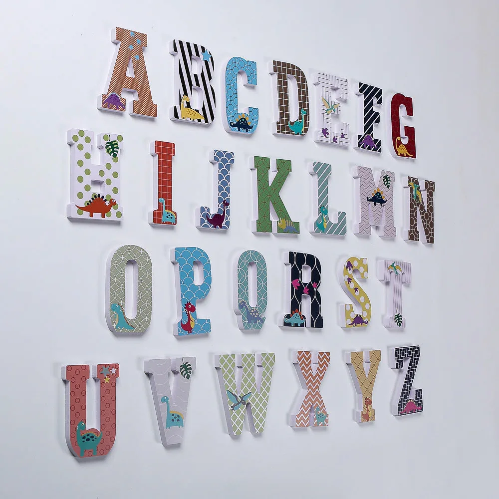 3D ПВХ верхний кейс английские стикеры буквы алфавита детская комната украшение детский сад игровая площадка детский декоративный для детской комнаты буквы
