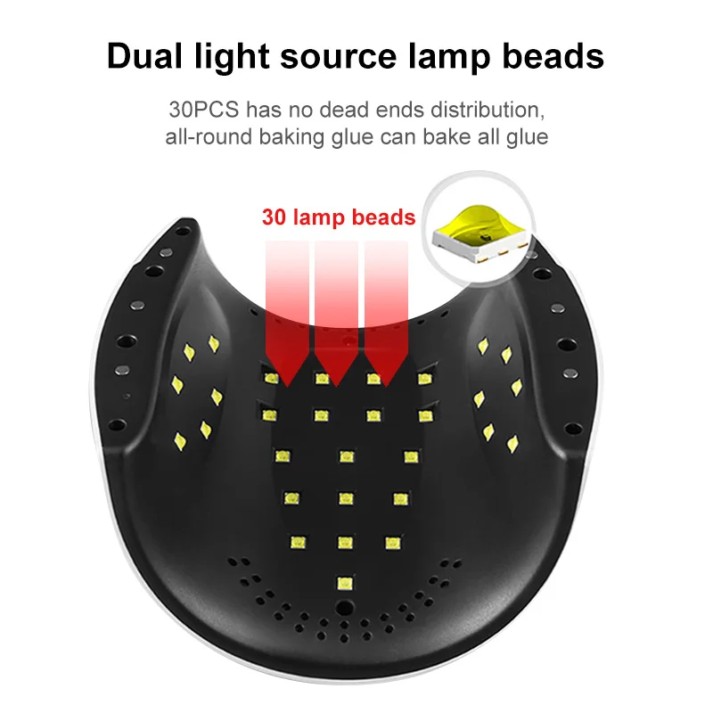 UV LED Lamp For Nail Dryer Manicure Nail Lamp 30LEDS UV Suitable for All Nail Polishes Gel Varnish Nail Professional Lamp 4