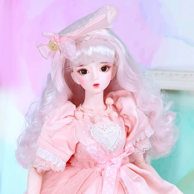Серия Dream Fairy 1/3 BJD кукла 62 см, кукла для тела, в том числе с ручной росписью макияж и волосы глаза одежда ледяной DBS SD - Цвет: Cara