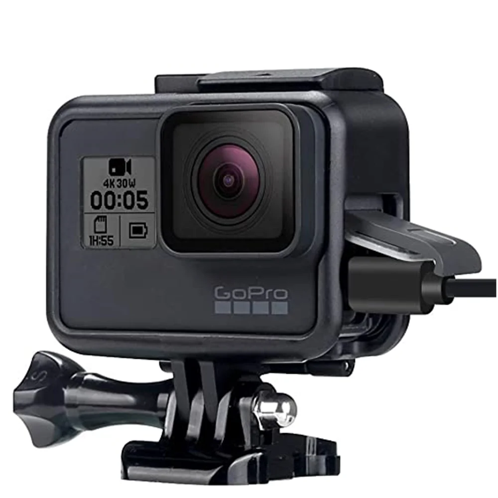 Accesorios para GoPro Hero 7 5, Carcasa protectora para videocámara, Cámara de Acción negra - AliExpress Productos electrónicos