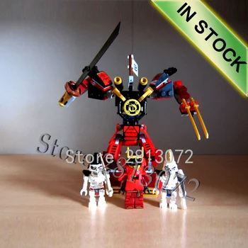 

11159 In stock New Ninja series The Samurai Mech 160pcs 06093 building blocks bricks Toys compatible with 70665