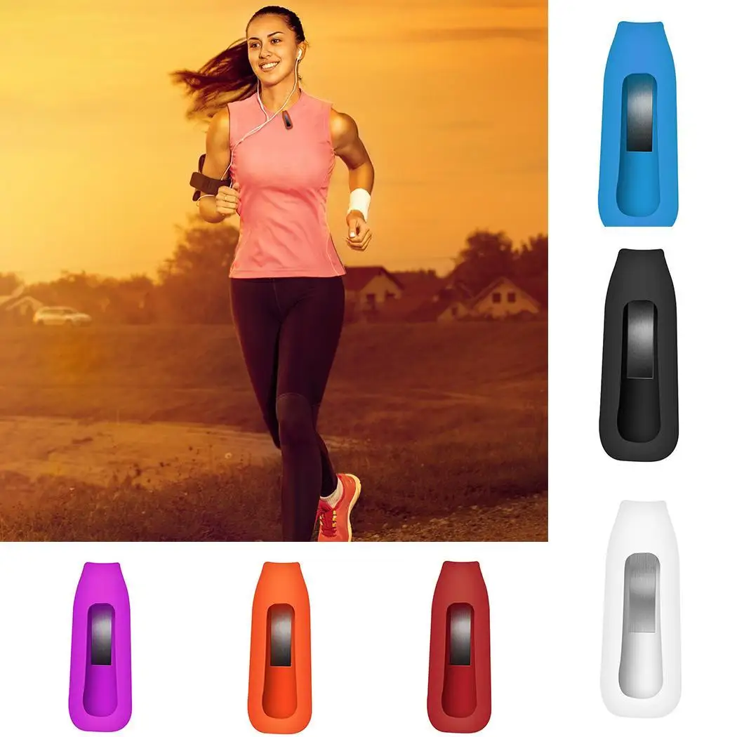 

Silicone Compatible Clip Holder Replacement For for Casual Fitbit One Solid