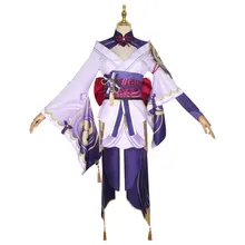 

IN STOCK DokiDoki-R Game Genshin Impact Cosplay Raiden Shogun Ba'al Costume Genshin Impact Baal Cosplay