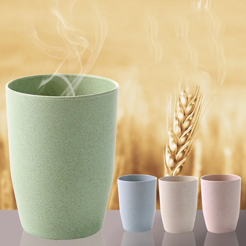 1 шт скандинавском стиле дорожная чашка офисная кофейная чайная Бутылка Чашка Пшеничная солома пластиковая чашка для зубных щеток Ванная комната экологическое здоровье