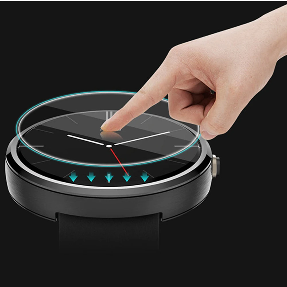 5pcs Tempered Glass For Fossil Sloan HR 