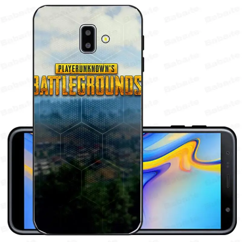 Чехол для galaxy j6 plus PUBG Coque Shell для телефона samsung galaxy j6 plus A6 A8 A9 A10 A30 A50 мобильный чехол
