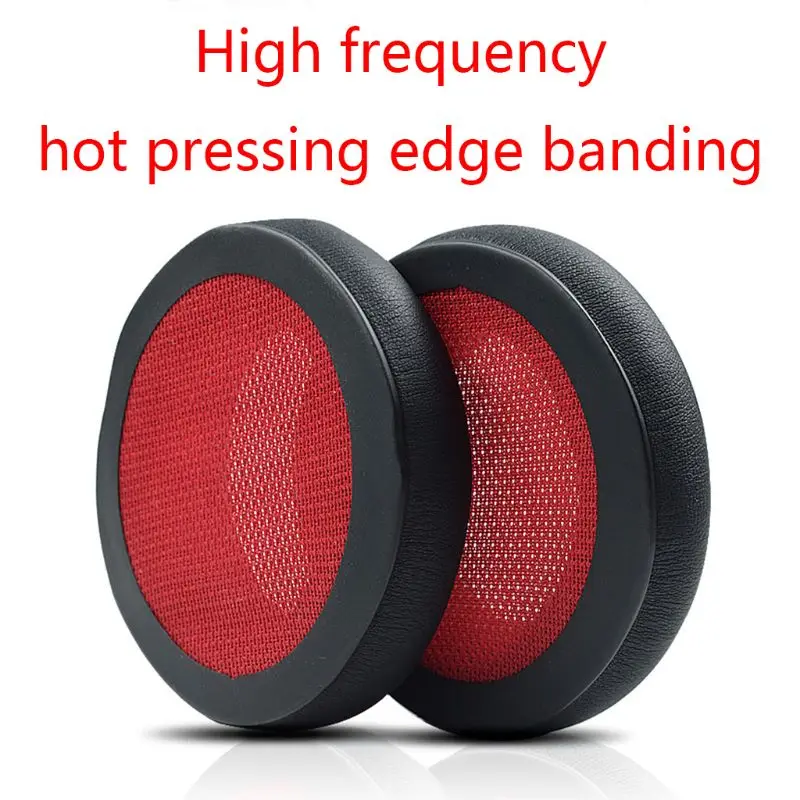 1Pair Replacement Ear Pads Protein Skin Leather Ear Cover Cushion for Focal LISTEN CHIC Wireless Headphones Headset