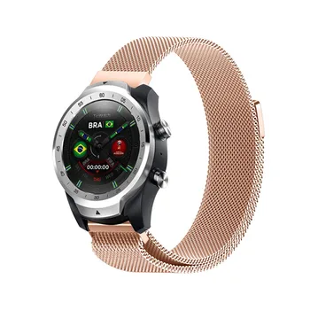 

Quick Release Running Wrist Support Accessories Milanese Magnetic WatchBand WristStrap For TicWatch Pro Smartwatch Bracelet