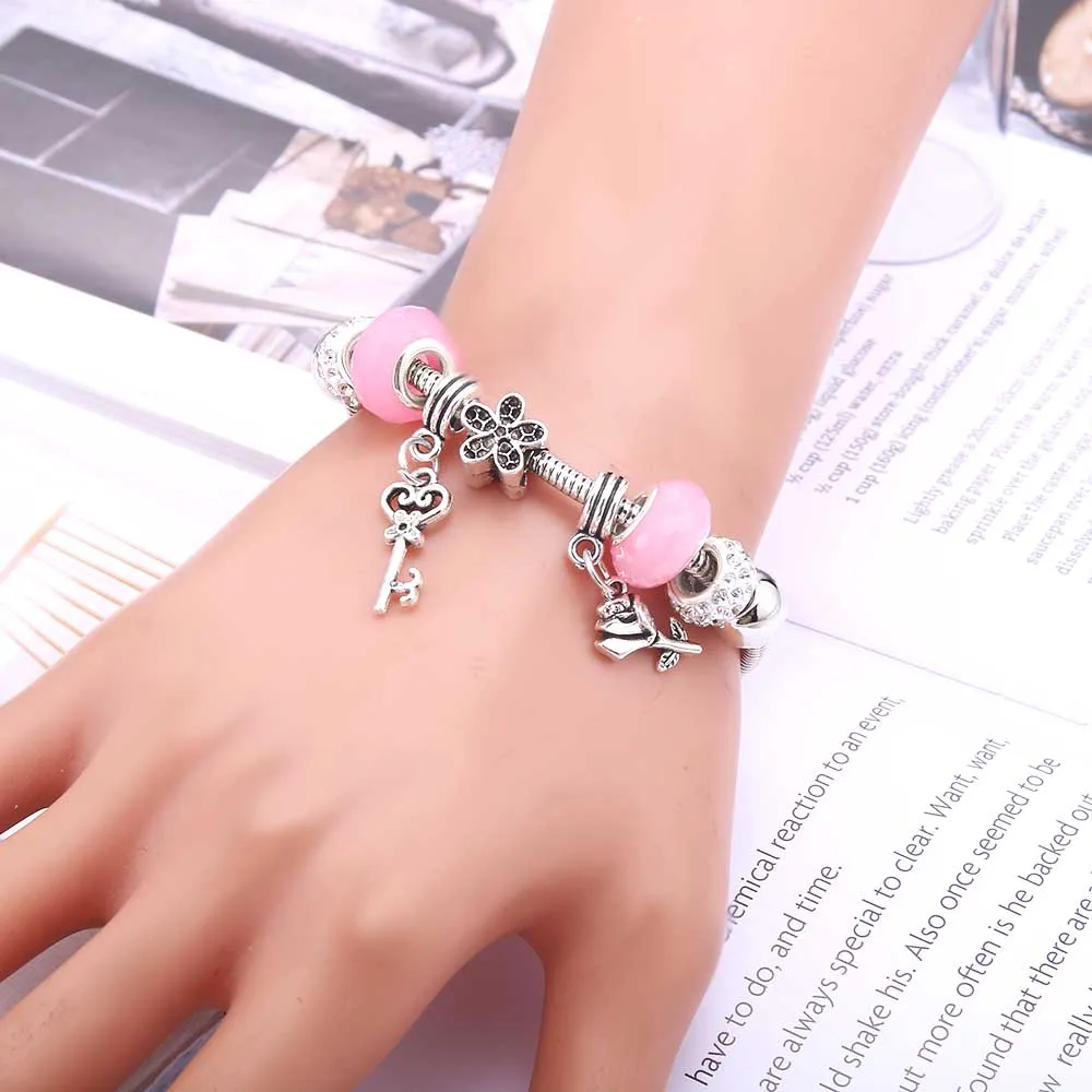 Cute Charm Bracelets | Rose Gold Jewellery – Jewellery Hat