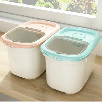 

Kitchen 30 kg 20 kg insect-proof rice barrel moisture-proof sealed miscellaneous grain flour rice storage box ZM917